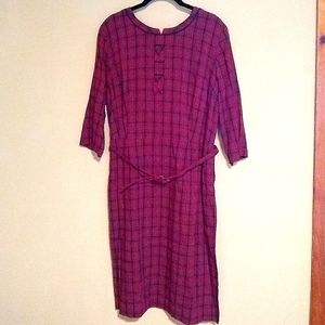 Vintage plaid dress